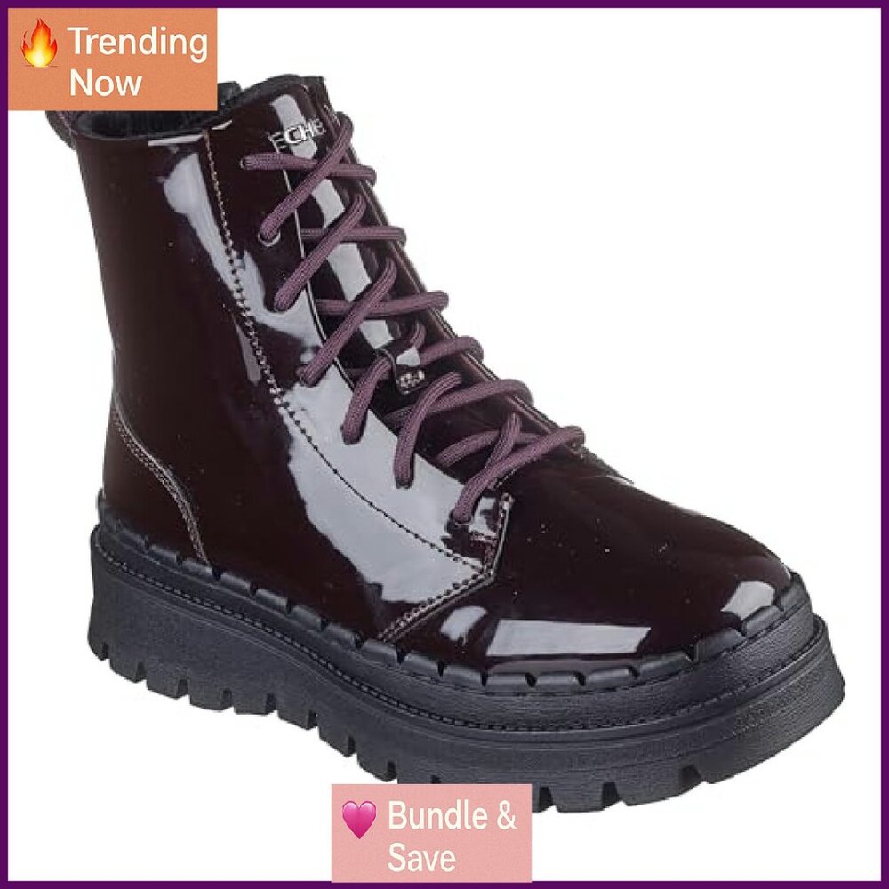 Women's Memory Foam Platform Boots with Faux Fur … - image 7